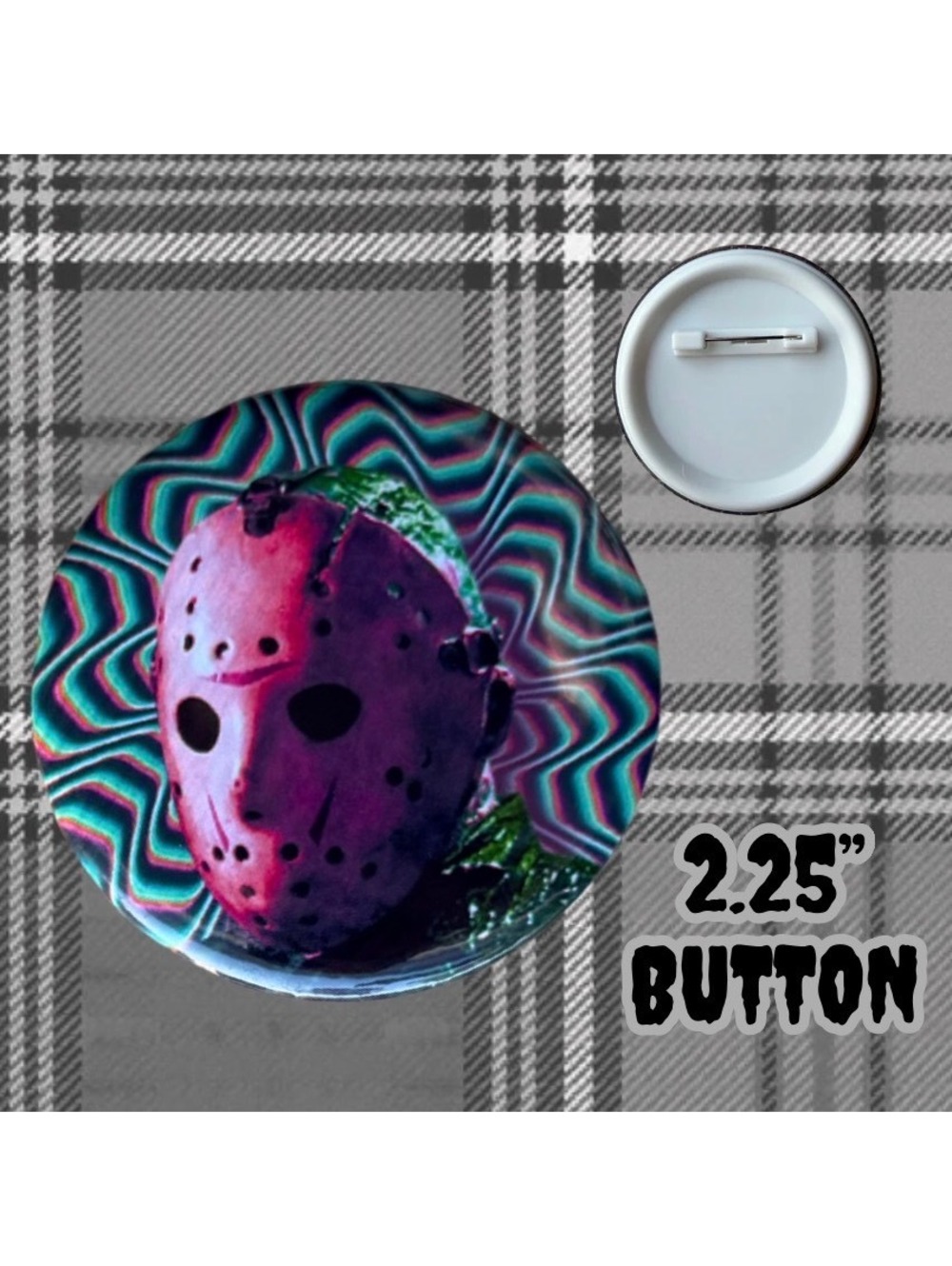 Jason Voorhees Friday the 13th 2.25” Button